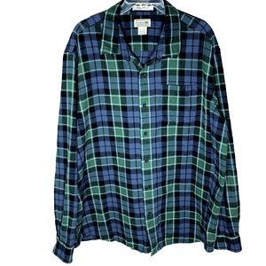 L.L. Bean Traditional Fit flannel XL Regular button down shirt